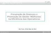 Www.healthways.com Prevenção de Doenças e Promoção de Saúde: Melhorias na Eficiência das Operadoras São Paulo, 28 de Maio de 2010.