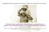SEMINÁRIO MORTALIDADE MATERNA E DIREITOS HUMANOS NO BRASIL Direitos das mulheres, modelos de assistência ao parto e sua relação com a morbi-mortalidade.