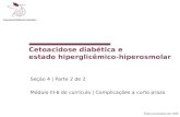 Slides atualizados até 2008 Cetoacidose diabética e estado hiperglicêmico-hiperosmolar Seção 4 | Parte 2 de 2 Módulo III-6 do currículo | Complicações.
