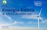 Elbia Melo Energia Eólica Maio / 2014 & Meio Ambiente IX Simpósio Internacional de Qualidade Ambiental.