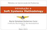 Rocio Soledad Gutierrez Curo Instituto Tecnológico de Aeronáutica (ITA) Maio 2011 Introdução a Soft Systems Methodology Métodos de Estruturação de Problemas.