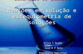 Seminário de Química Reações em solução e estequiometria de soluções Elisa C Guida José N P Neto Engenharia Ambiental.