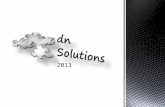 A Dn Solutions é uma empresa jovem, que foi idealizada por seus dirigentes com o objetivo de criar soluções inovadoras para diversas áreas. Nossa empresa.