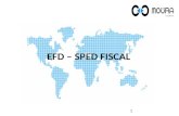 EFD – SPED FISCAL 1. Objetivos: O arquivo Sped Fiscal é uma obrigação fiscal e deve ser gerado mensalmente por alguns estabelecimentos. Esse arquivo deve.