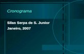Cronograma Silas Serpa de S. Junior Janeiro, 2007.