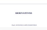 1 DERIVATIVOS DERIVATIVOS Prof. ANTONIO LOPO MARTINEZ.