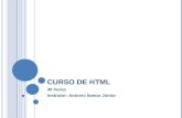 C URSO DE HTML 40 horas Instrutor: Antonio Itamar Júnior.