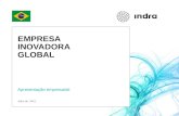 EMPRESA INOVADORA GLOBAL Apresentação empresarial Julho de 2012.