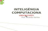 INTELIGÊNGIA COMPUTACIONAL LÓGICA FUZZY Prof. Ricardo Santos.