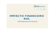 IMPACTO FINANCEIRO ROL METODOLOGIA DE CÁLCULO. 2 Reajuste Por Tipo de Plano Fonte: Caderno de Informação da Saúde Suplementar – Set/2014 SIB/ANS -06/2014.