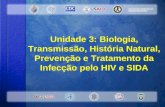 Unidade 3: Biologia, Transmissão, História Natural, Prevenção e Tratamento da Infecção pelo HIV e SIDA #1-3-1 Unidade 3: Biologia, Transmissão, História.