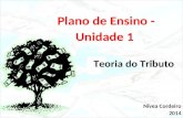 Click to edit Master subtitle style 15/02/10 Plano de Ensino - Unidade 1 Teoria do Tributo Nívea Cordeiro 2014.