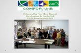 Professora Dra. Nara Maria Pimentel Coordenadora do Comfor/UnB Dia 26 de novembro de 2014.