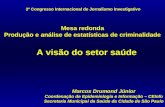 Marcos Drumond Júnior Coordenação de Epidemiologia e Informação – CEInfo Secretaria Municipal da Saúde da Cidade de São Paulo 3º Congresso Internacional.