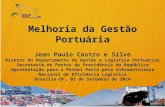 Melhoria da Gestão Portuária Jean Paulo Castro e Silva Diretor do Departamento de Gestão e Logística Portuárias Secretaria de Portos da Presidência da.