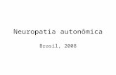 Neuropatia autonômica Brasil, 2008. Objetivos Descrição da gastroparesia, seus sinais, sintomas e controle Discussão das opções de tratamento da disfunção.