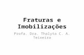 Fraturas e Imobilizações Profa. Dra. Thalyta C. A. Teixeira.