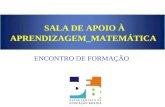 SALA DE APOIO À APRENDIZAGEM_MATEMÁTICA ENCONTRO DE FORMAÇÃO.
