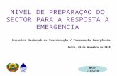 NÍVEL DE PREPARAÇAO DO SECTOR PARA A RESPOSTA A EMERGENCIA Encontro Nacional de Coordenação / Preparação Emergência Beira, 09 de Novembro de 2010 WASH.