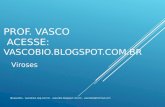 PROF. VASCO ACESSE: VASCOBIO.BLOGSPOT.COM.BR Viroses @vascobio - vascobio1.xpg.com.br - vascobio.blogspot.com.br - vascobio@hotmail.com.