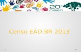 Censo EAD.BR 2013 1. 2  Universo da pesquisa  Instituições formadoras  Instituições prestadoras de serviços  Metodologia  Preparação dos instrumentos.