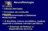 Neurofisiologia Células Nervosas Princípios da condução nervosa Neurotransmissão e Sistemas Modulatórios Sistemas de Reforço e Dependência Química O Encéfalo,