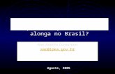 MUITO ALÉM DOS 60: Em que condições a vida se alonga no Brasil? Ana Amélia Camarano aac@ipea.gov.br Agosto, 2005.
