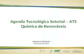 Agenda Tecnológica Setorial – ATS Química de Renováveis ABIQUIM/SIDIQUIM 28 de julho de 2014.