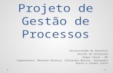 Projeto de Gestão de Processos Universidade de Brasília Gestão de Processos Grupo Cinza – 05 Componentes: Mariane Bezerra, Alexandre Murrai, Alexandre.