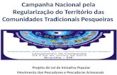 Projeto de Lei de Iniciativa Popular Movimento dos Pescadores e Pescadoras Artesanais.