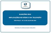 ELEIÇÕES 2012 IMPLICAÇÕES NO RÁDIO E NA TELEVISÃO SÃO PAULO – SP, 10 DE JULHO DE 2012 RODOLFO MACHADO MOURA.