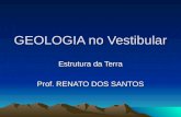 GEOLOGIA no Vestibular Estrutura da Terra Prof. RENATO DOS SANTOS.