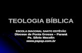 TEOLOGIA BÍBLICA ESCOLA DIACONAL SANTO ESTÊVÃO Diocese de Ponta Grossa – Paraná Pe. Sílvio Mocelin .