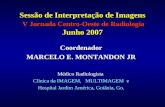 Sessão de Interpretação de Imagens V Jornada Centro-Oeste de Radiologia Junho 2007 Coordenador MARCELO E. MONTANDON JR Médico Radiologista Clínica da IMAGEM,