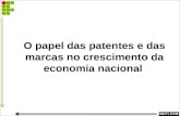 O papel das patentes e das marcas no crescimento da economia nacional.