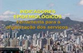 INDICADORES EPIDEMIOLÓGICOS Ferramenta para a organização dos serviços.