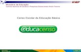 Ministério da Educação Instituto Nacional de Estudos e Pesquisas Educacionais Anísio Teixeira.