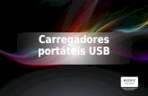 Carregadores portáteis USB Sony Rela - Recording Media & Energy Latin America.