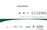 Sistema Estadual de Meio Ambiente e Recursos Hídricos SISEMA SISEMANET SISEMANET.