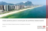 Visão positiva para a construção de portfolios balanceados Abril, 2014 Eduardo Jarra, Head de Pesquisa Econômica e Estratégia de Investimentos.