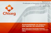 Sustentabilidade em Seguros – uma agenda em construção Pedro Henrique Fernandes Pinheiro Superintendência de Relações com o Mercado - CNseg Seminário Produção.