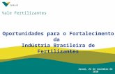 Oportunidades para o Fortalecimento da Indústria Brasileira de Fertilizantes Araxá, 24 de novembro de 2010 Vale Fertilizantes.