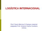 LOGÍSTICA INTERNACIONAL Prof. Paulo Március S Campos material adaptado Prof. Antonio Carlos Cordeiro Côrtes.