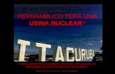 PERNAMBUCO TERÁ UMA USINA NUCLEAR? A usina nuclear será instalada no município de Itacuruba, na Mesorregião do São Francisco em Pernambuco. Música: Rosa.