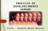Profa.: Giselle Moura Messias PROCESSO DE ENVELHECIMENTO HUMANO.
