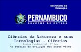 Ciências da Natureza e suas Tecnologias - Ciências Ensino Fundamental, 7º Ano As teorias da evolução dos seres vivos.