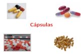Cápsulas. São formas farmacêuticas sólidas nas quais uma ou mais substâncias medicinais e/ou inertes são acondicionadas em um pequeno invólucro, em geral.