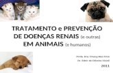 TRATAMENTO e PREVENÇÃO DE DOENÇAS RENAIS (e outras) EM ANIMAIS (e humanos) Profa. Dra. Chung Man Chin Dr. Ednir de Oliveira Vizioli 2011.