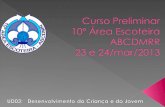 fls.2 Curso Preliminar * 10º Área Escoteira ABCDMRR * 23 e 24/mar/2013.