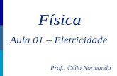 Física Aula 01 – Eletricidade Prof.: Célio Normando.